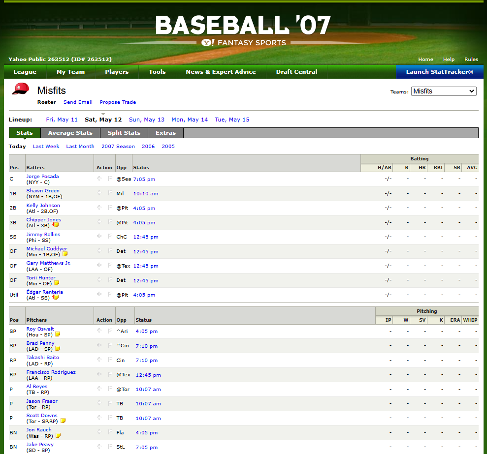 Yahoo, circa 2007